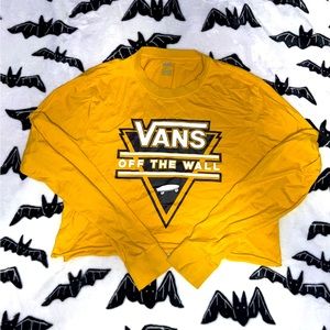 Vans Long-sleeved Cropped Tee - Size S